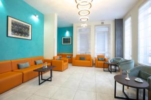 Posezení v ubytování Raziotel Kyiv Yamska