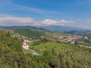 a view of a town in the hills at Villa Villa Monteloro by Interhome in Ellera