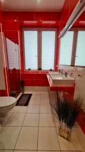 Koupelna v ubytování Hostel Moderna Rest