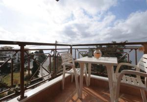 A balcony or terrace at Panorama Spa Hotel