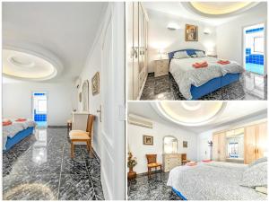 Postel nebo postele na pokoji v ubytování Villa Raquel with Private POOL and Sea view