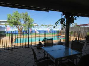 
A view of the pool at Burke & Wills Mt Isa or nearby
