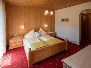 Llit o llits en una habitació de Haus Ferienglück