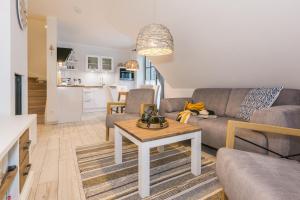 Η κουζίνα ή μικρή κουζίνα στο Schulstr_ 15 _Ostseestern_