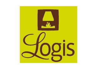 a yellow sign with the word jobs with a crown on it at Logis Hôtel Les 3B in Nouilhan