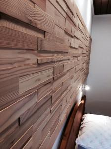 Uma cama ou camas num quarto em Haus Lisa
