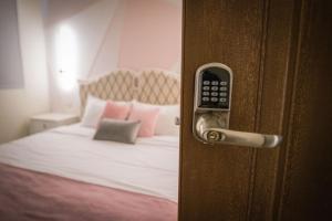 Giường trong phòng chung tại 漫時光 旅空間 ManLu INN