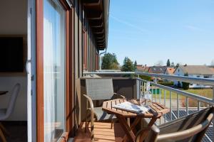 Balkón nebo terasa v ubytování Schneider APARTMENT ALLERSBERG