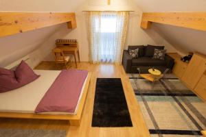 Postel nebo postele na pokoji v ubytování Ferienwohnung Claudia