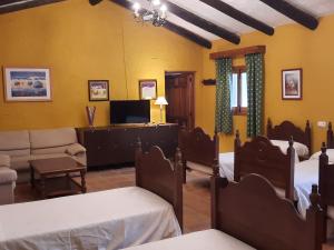 TV a/nebo společenská místnost v ubytování Hotel Restaurante Las Buitreras
