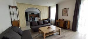 O zonă de relaxare la Apartament Grunwaldzka