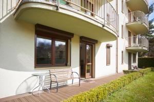 Balkon lub taras w obiekcie Apartamenty Świnoujście - Apartament kapitański Rezydencja Żeromskiego