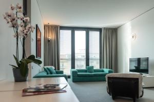 Posezení v ubytování DUPARC Contemporary Suites