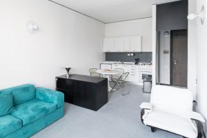 Kuchyň nebo kuchyňský kout v ubytování DUPARC Contemporary Suites