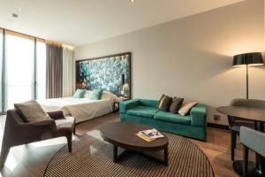 Posezení v ubytování DUPARC Contemporary Suites