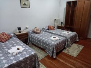 Postel nebo postele na pokoji v ubytování EL BORDON DE LA CASA BATALLON