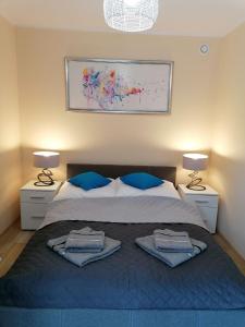 Cama ou camas em um quarto em ApartDomek CICHE