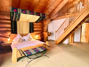 Voodi või voodid majutusasutuse Hotel Sonnenhof Aspach toas