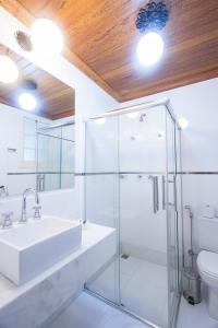 Koupelna v ubytování Hotel Pousada Arcádia Mineira