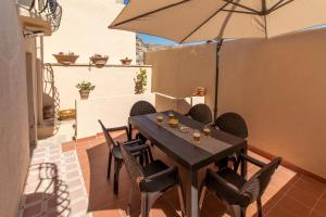Balkón alebo terasa v ubytovaní Casa Rural del Juez