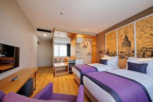 Postel nebo postele na pokoji v ubytování The Halich Hotel Istanbul Karakoy - Special Category + 37 fotografií
