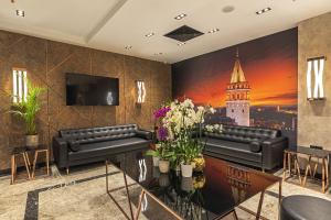 TV a/nebo společenská místnost v ubytování The Halich Hotel Istanbul Karakoy - Special Category