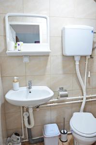 Koupelna v ubytování Kizde