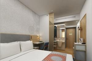 Postel nebo postele na pokoji v ubytování Holiday Inn Express Pune Pimpri by IHG + 29 fotografií