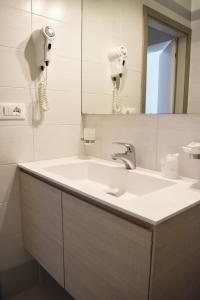 Koupelna v ubytování Hotel Edelweiss