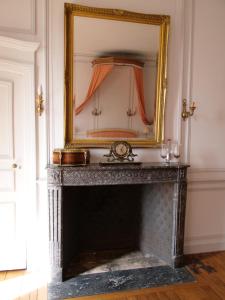 A bathroom at Chateau de la Foltière