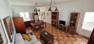 a living room with a couch and a table at Isabel2 in Famara