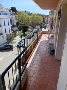 Balkón alebo terasa v ubytovaní Apartamento en el Puerto de Llança!