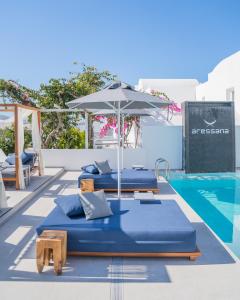 Aressana Spa Hotel & Suites - Small Luxury Hotels of the World内部或周边的泳池