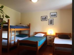 Postel nebo postele na pokoji v ubytování Gite Chaneü