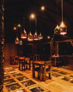 Restaurace v ubytování Polylepis Lodge