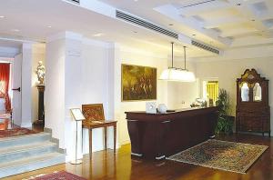 Posezení v ubytování Hotel Clitunno