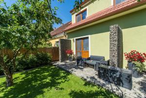 Zahrada ubytování Třeboňské Apartmány