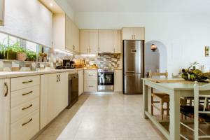 A kitchen or kitchenette at Chania Paradise Retreat - Falasarna Villa Nostalgia