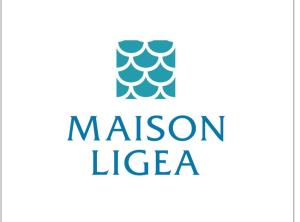 een logo voor de missie liberia bij Maison Ligea in Sorrento