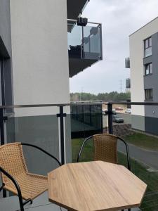 Balkón alebo terasa v ubytovaní Apartament Fordon przy Onkologii