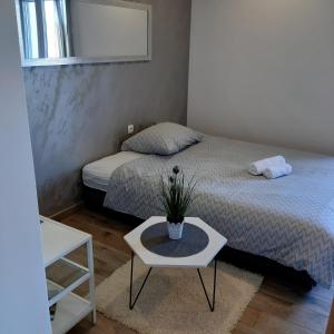 Postel nebo postele na pokoji v ubytování Villa Silver
