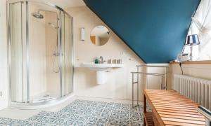 Koupelna v ubytování Skipperhus