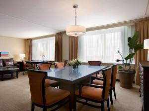 Posezení v ubytování Fairmont Winnipeg
