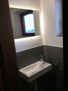 Kúpeľňa v ubytovaní Haus Wolfi
