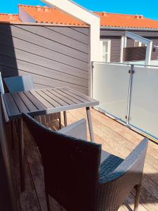 Balkon ili terasa u objektu Tversted Strandpark