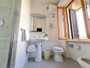 Koupelna v ubytování Hotel Da Graziano