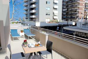Balkón nebo terasa v ubytování Hotel Fedora Rimini