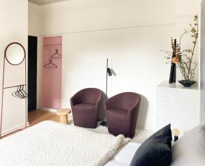 Posezení v ubytování B&B Expo House