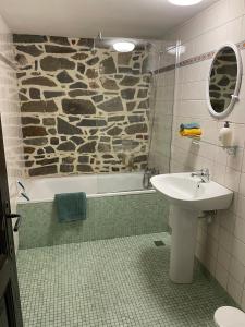 Ett badrum på La Bushaye