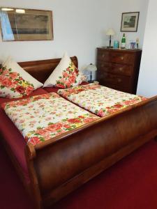 Voodi või voodid majutusasutuse Hotel Dithmarscher Bucht toas